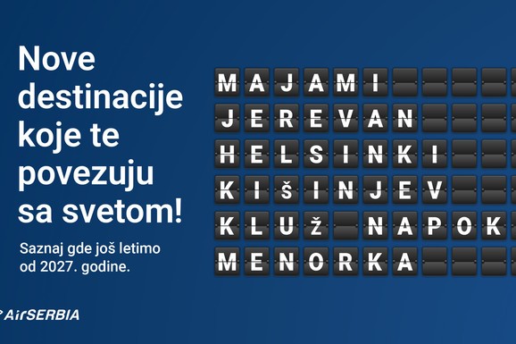 Er Srbija uvodi šest novih destinacija u 2027. godini, među njima i Majami