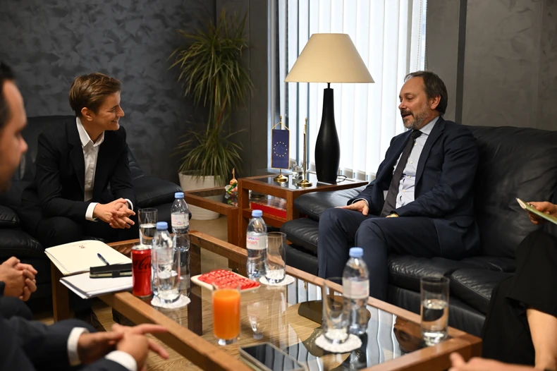 Emanuel Žiofre i Ana Brnabić