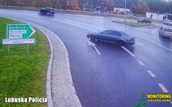 "Latał bokiem" po rondzie, teraz zapłaci solidny mandat. Popisy 19-latka w BMW nagrały kamery [FILM]