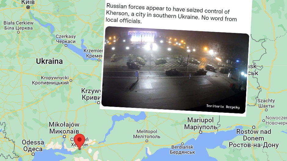 Rosyjski MON: Chersoń pod pełną kontrolą naszych sił zbrojnych