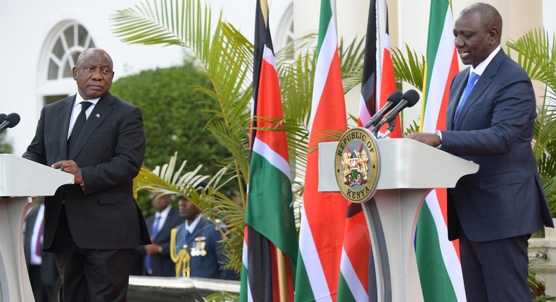 South Africa dominates its trade relationship with Kenya