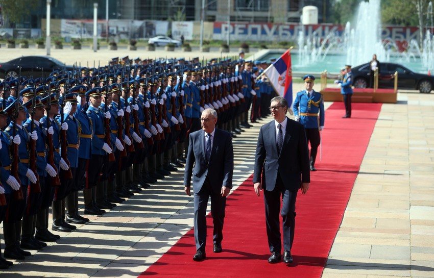 Poseta predsednika Švajcarske Konfederacije Gi Parmelana