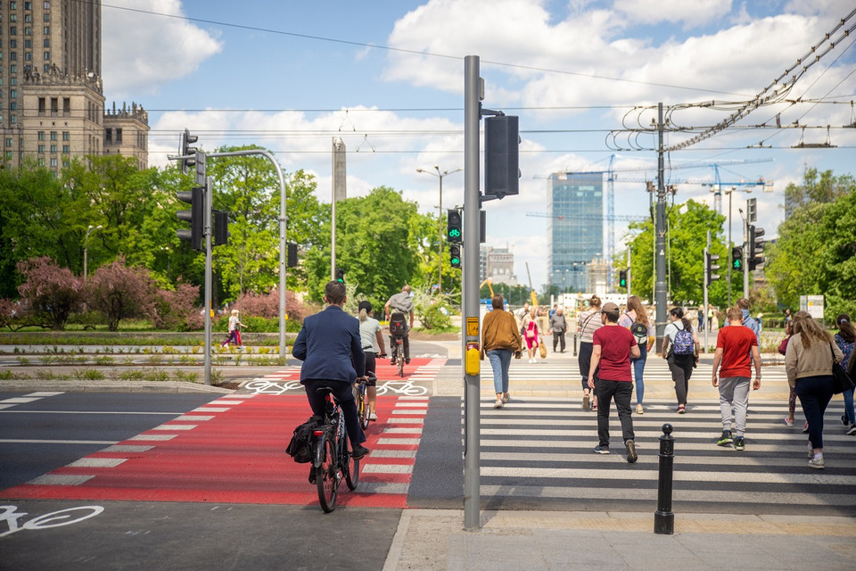 Nowe przejścia dla pieszych w centrum Warszawy już otwarte