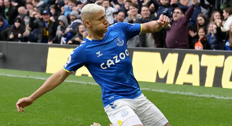 Richarlison has been in the eye following an incident during a match with Chelsea