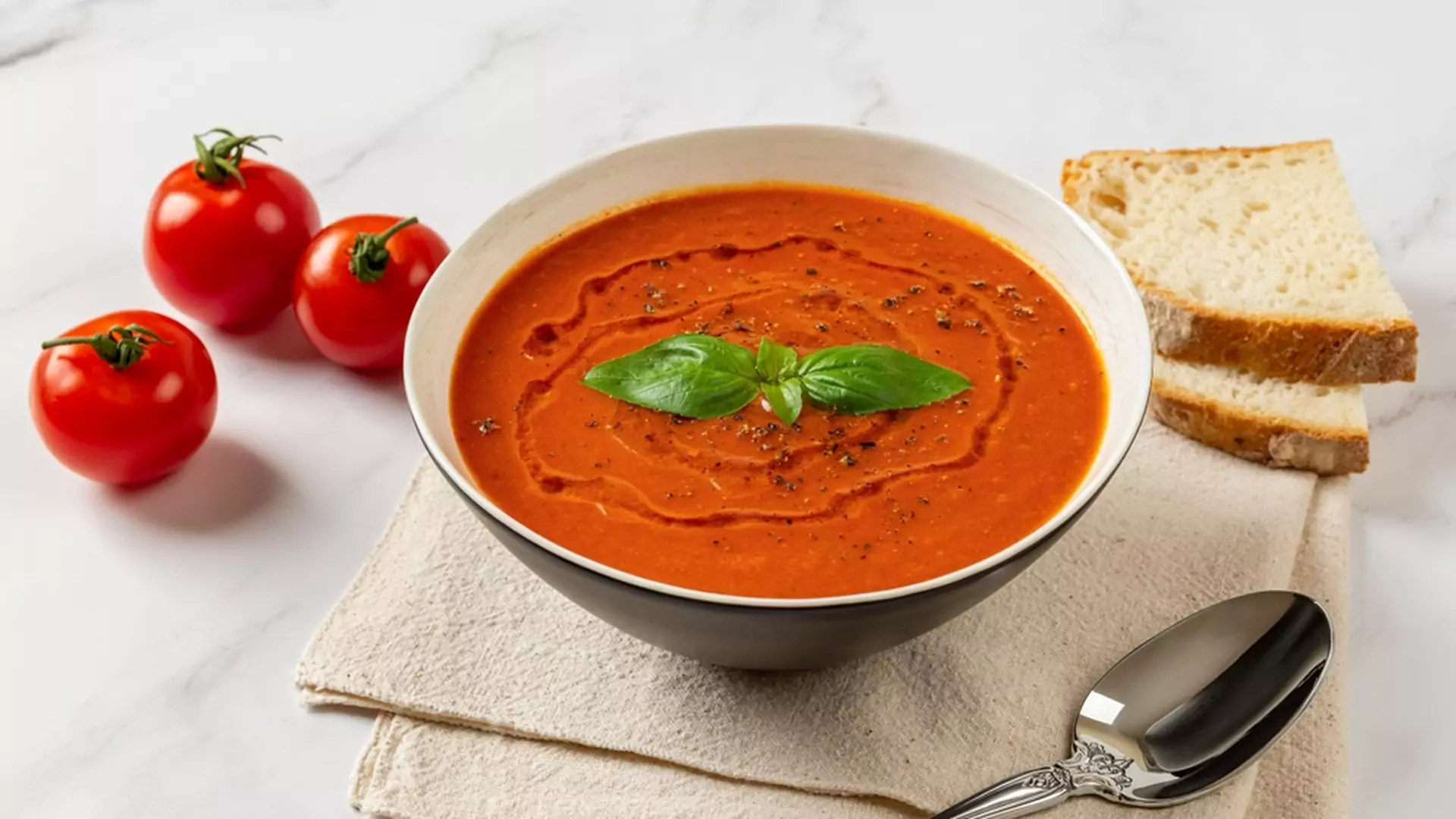 Zupa pomidorowa na soku z przepisu Magdy Gessler. Smakuje jak z prawdziwych pomidorów