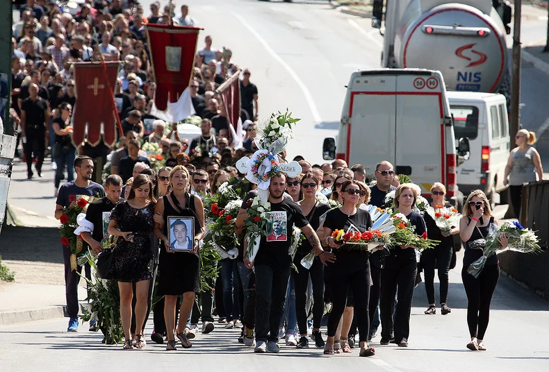 Sahrana Veljka Radisavljevića
