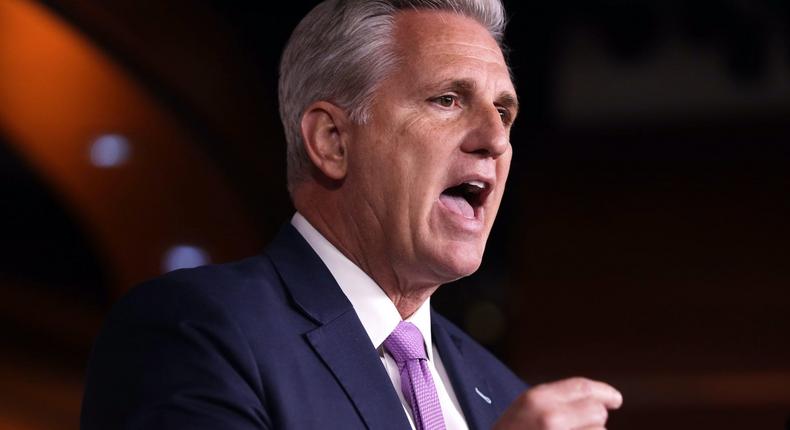 US House Minority Leader Rep. Kevin McCarthy plans to introduce his own resolution to censure Maxine Waters for comments she made to protesters in Brooklyn Center, Minnesota.
