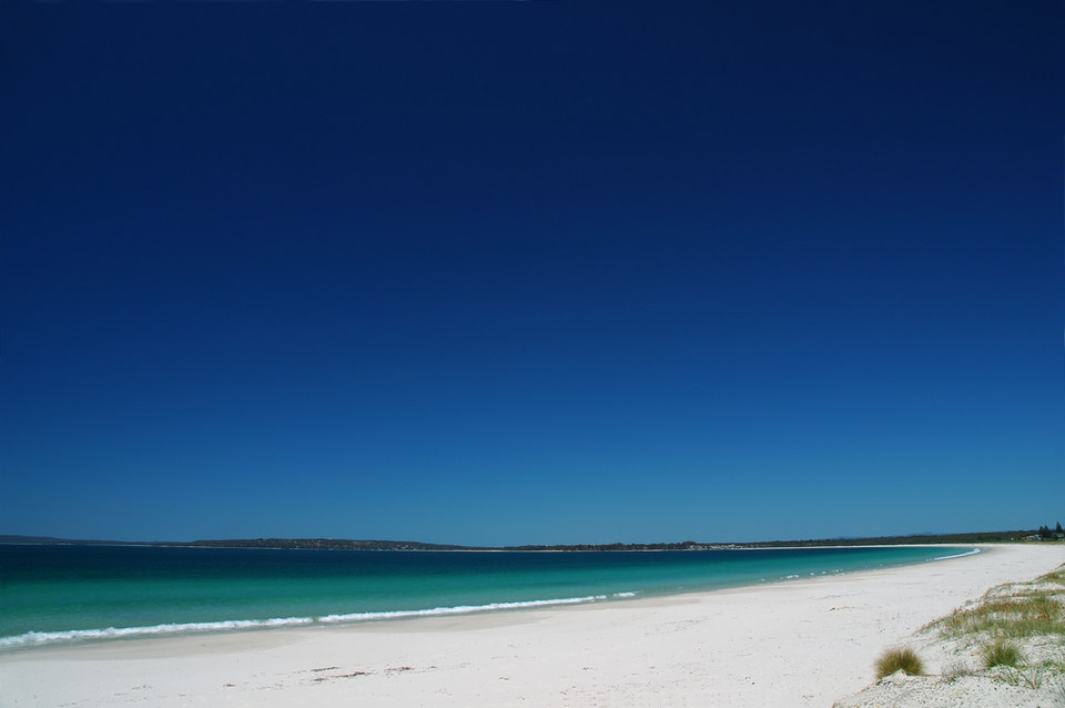 10 najniezwyklejszych plaż, Najbielsza plaża świata, Hyams Beach, Jervis Bay, Australia
