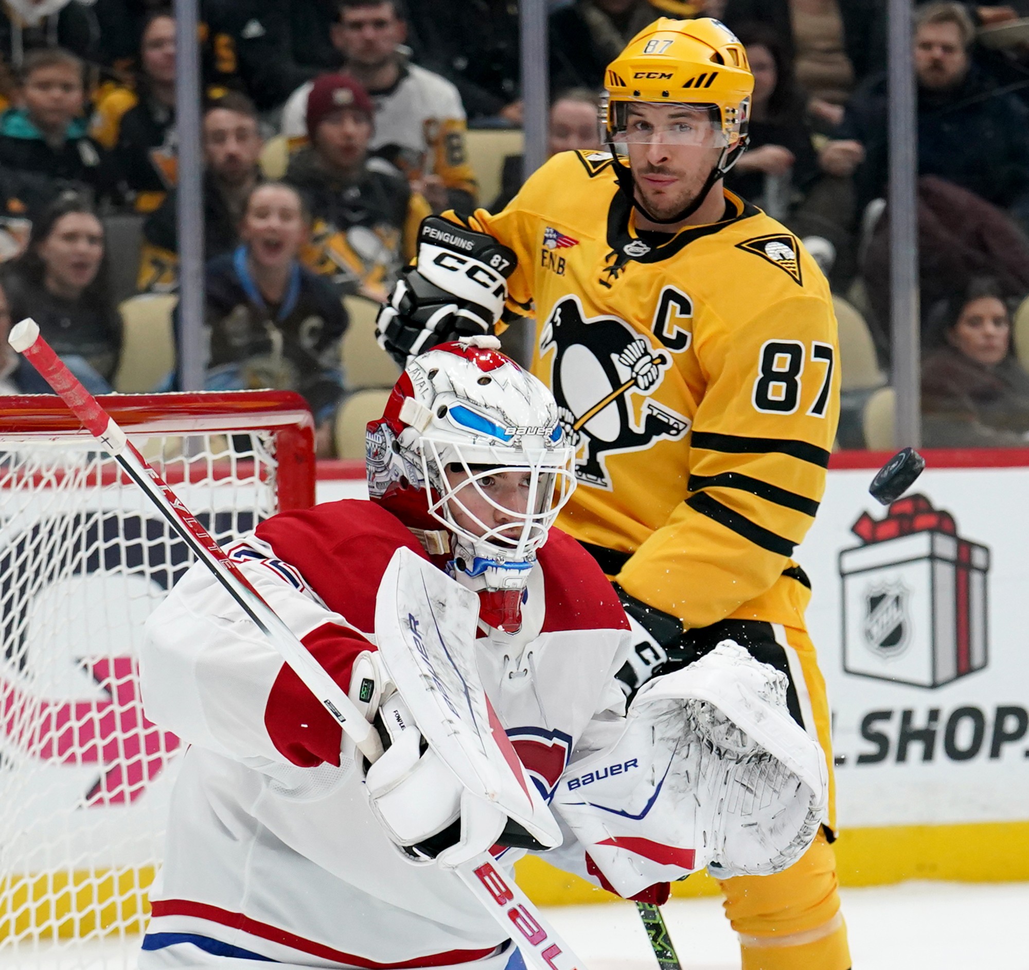 Zápas NHL: Pittsburgh Penguins - Montreal Canadiens.