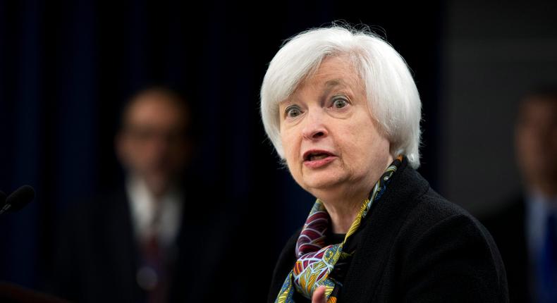 Janet Yellen previously suggested the use of cryptocurrencies like bitcoin should be 'curtailed'.

