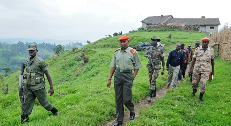 Once-feared rebel leader Bosco Ntaganda (2ndL), from the DRCongo, has not appeared in court at the ICC in The Hague since September 7 after going on hunger strike