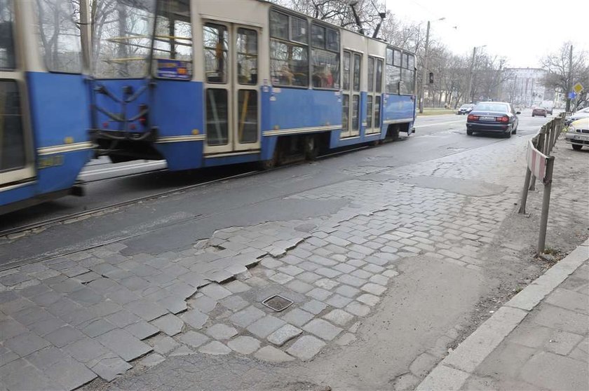 Tędy nie da się już jeździć!