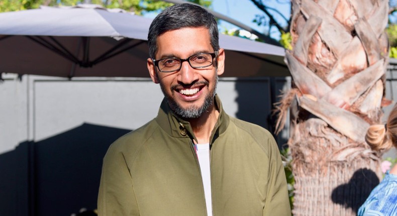 Alphabet CEO, Sundar Pichai.