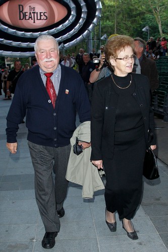 Lech i Danuta Wałęsowie na festiwalu w Sopocie