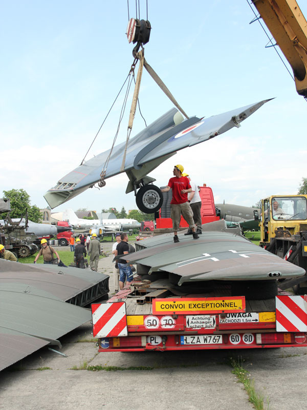 De Havilland Sea Venom w Muzeum Lotnictwa w Krakowie