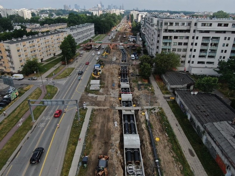 Budowa trasy tramwajowej do Wilanowa