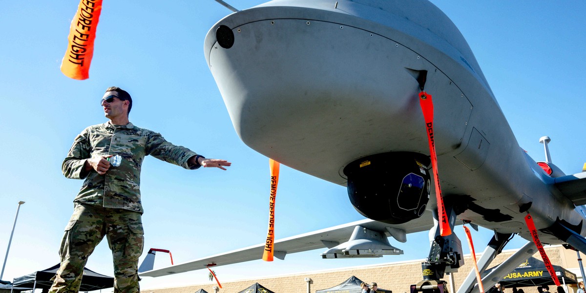 Dron MQ-1C Gray Eagle na wyposażeniu amerykańskiej armii