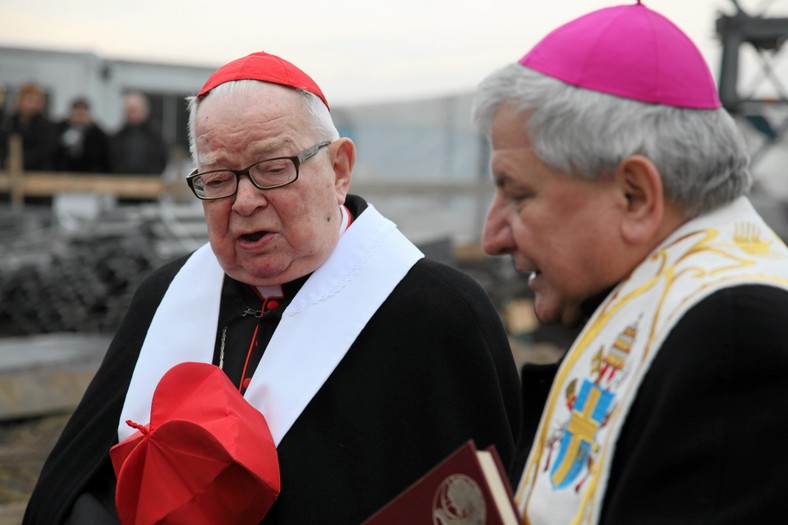 Kardynał Henryk Gulbinowicz i biskup Edward Janiak