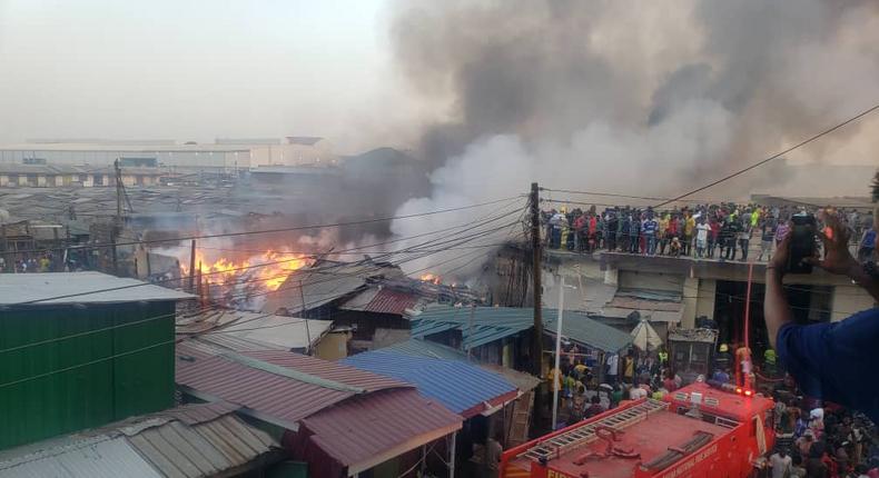 Kantamanto market fire