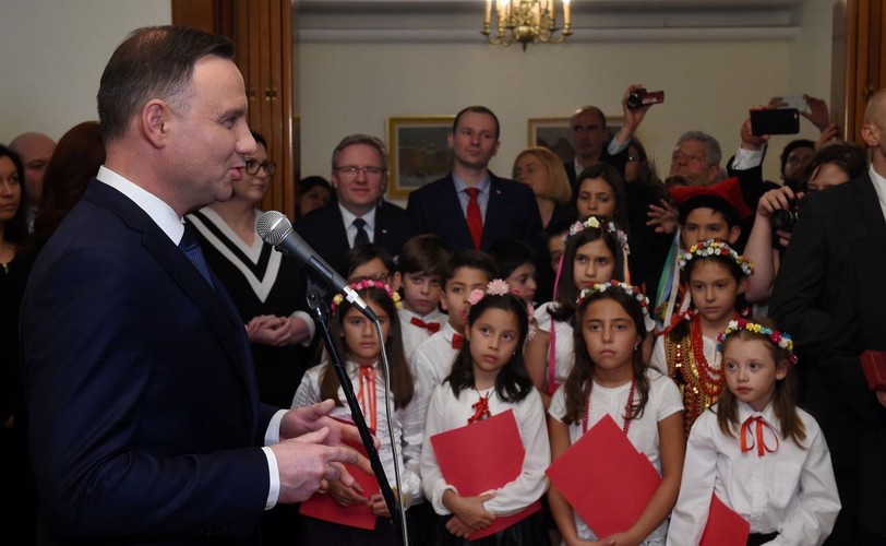 Andrzej Duda na spotkaniu z Polonią