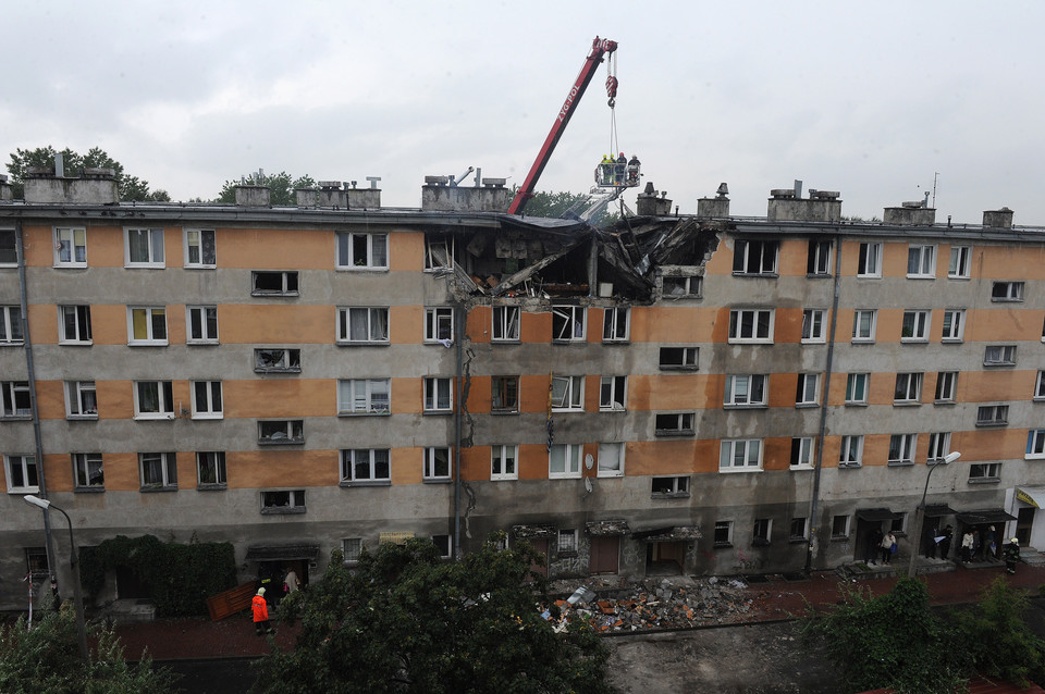 Budynek po wybuchu