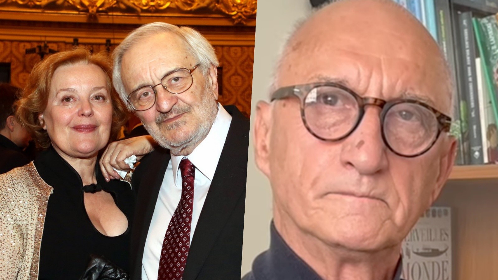 Magda Vašáryová s Milanom Lasicom a Jozef Banáš (vpravo).