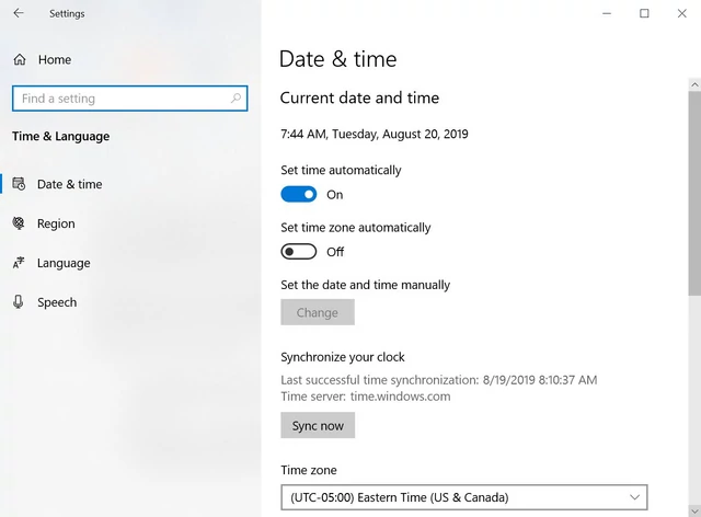 How to change the time and date settings on your Windows 10 computer, or set  them to update automatically | Business Insider Africa