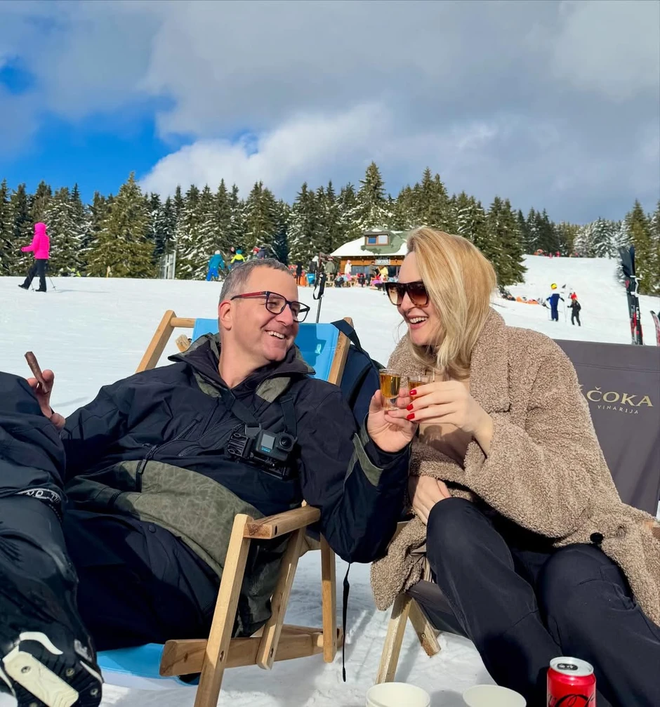 Ana Pendić sa mužem