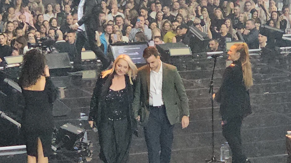 Vesna Zmijanac na Merlinovom koncertu