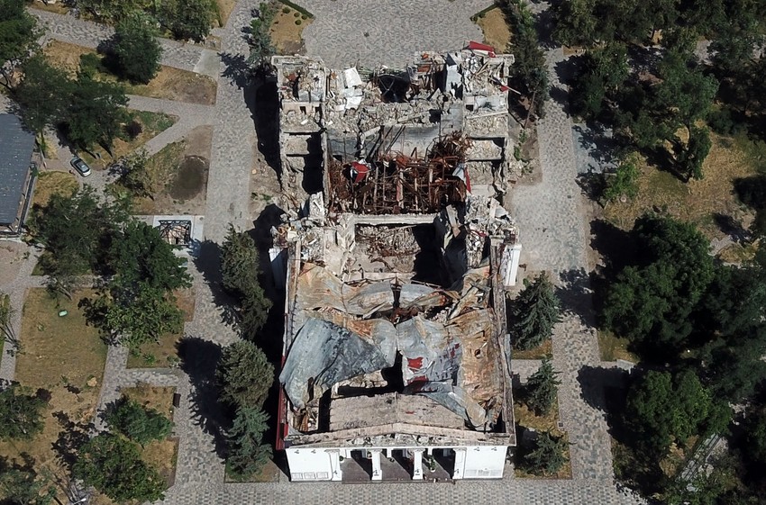 Pozorište u Marijupolju, 2022.