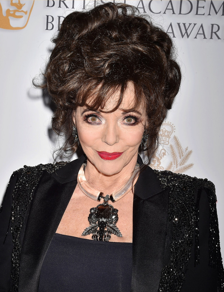 Joan Collins na gali British Academy Britannia Awards w Beverly Hills