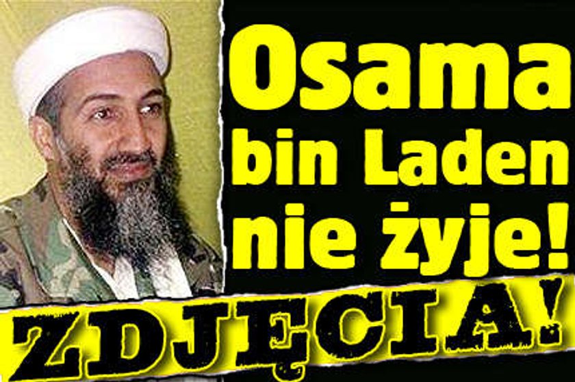 Osama bin Laden nie żyje! Drastyczne zdjęcia