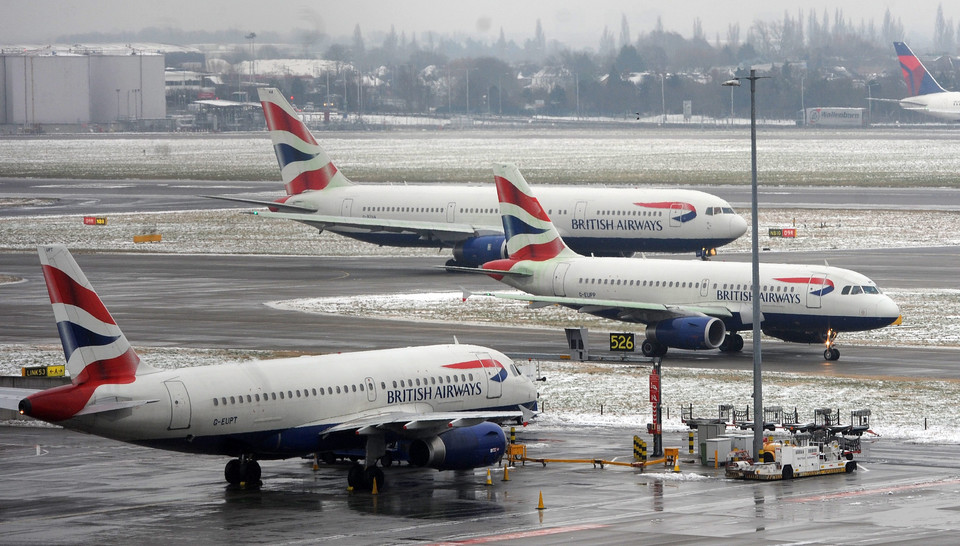 Chaos na brytyjskich lotniskach