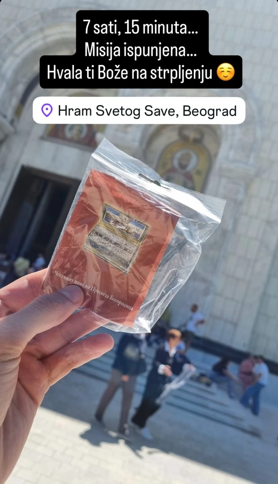 Beograđanin oko 7 sati čekao red za ulazak u Hram Svetog Save