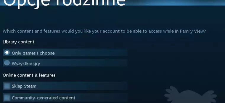 SteamOS: jak włączyć kontrolę rodzicielską