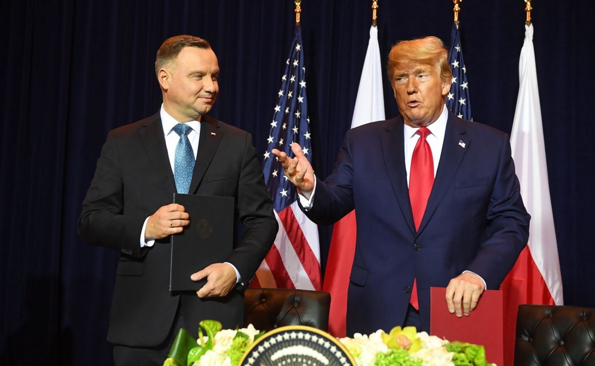 Andrzej Duda i Donald Trump