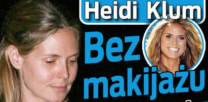 Heidi Klum bez makijażu. Zdjęcia