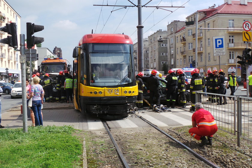 Wypadek na Ochocie