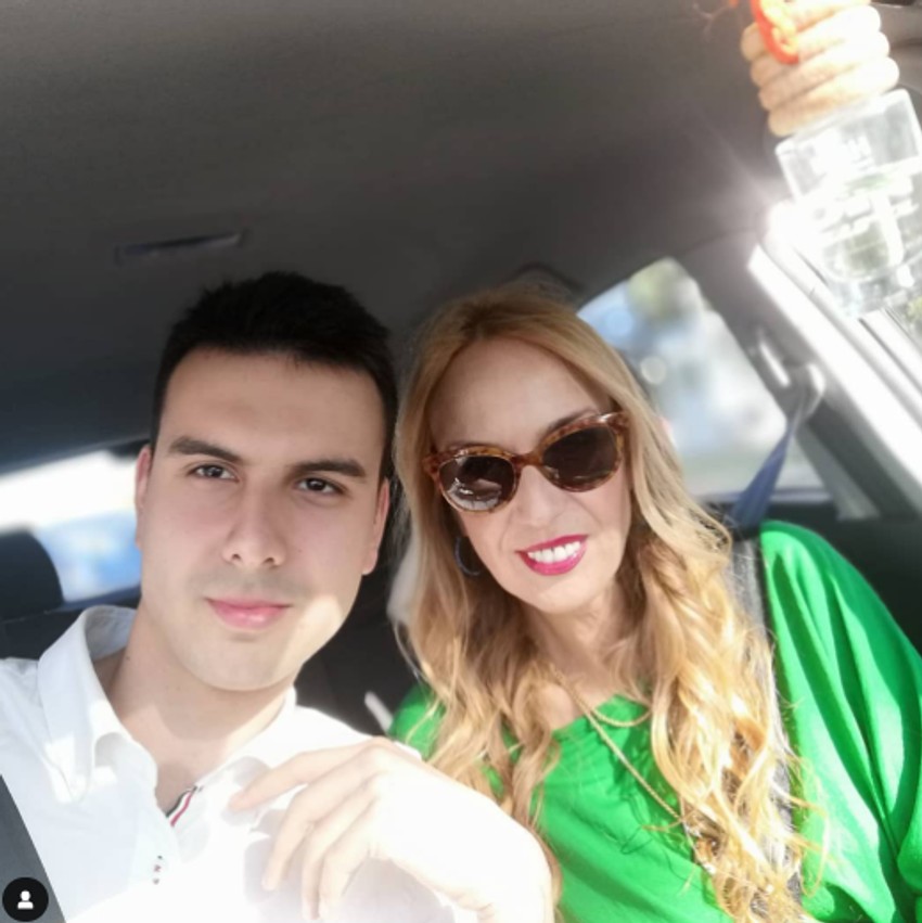 Duška Vučinić sa sinom Aleksom