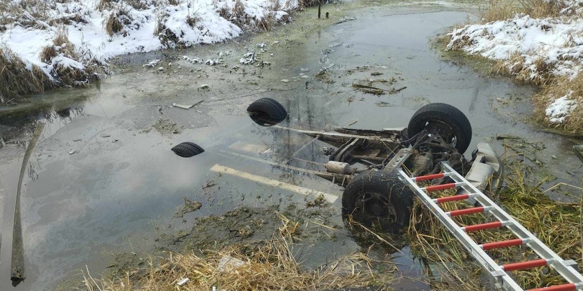 Wypadek koło Bielska Podlaskiego. 