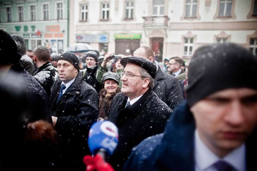 Ale zasypało prezydenta!