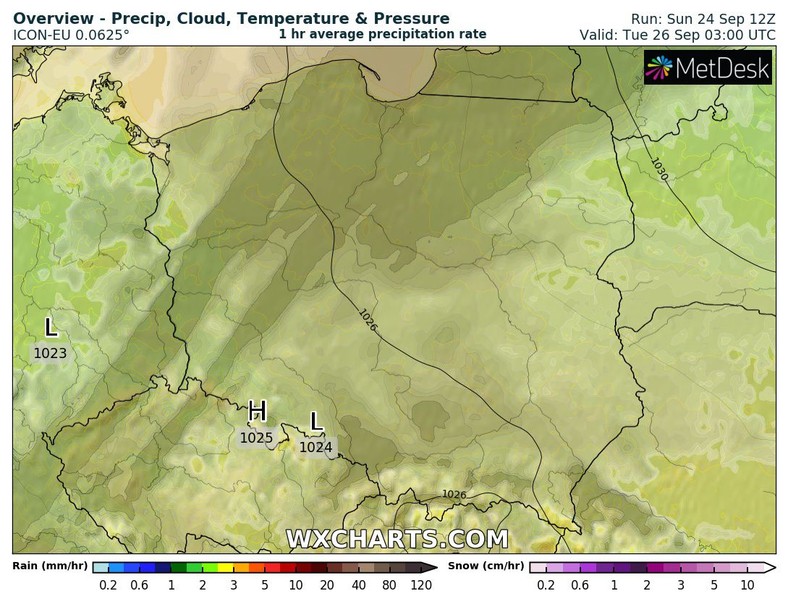 Zapowiada się pochmurna i mglista noc