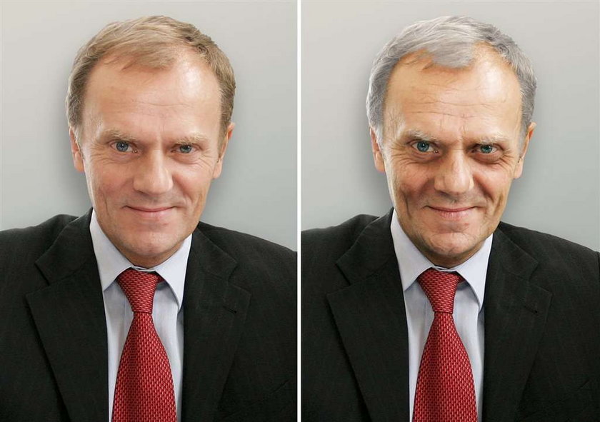 Tak się postarzeje Tusk za cztery lata! FOTO