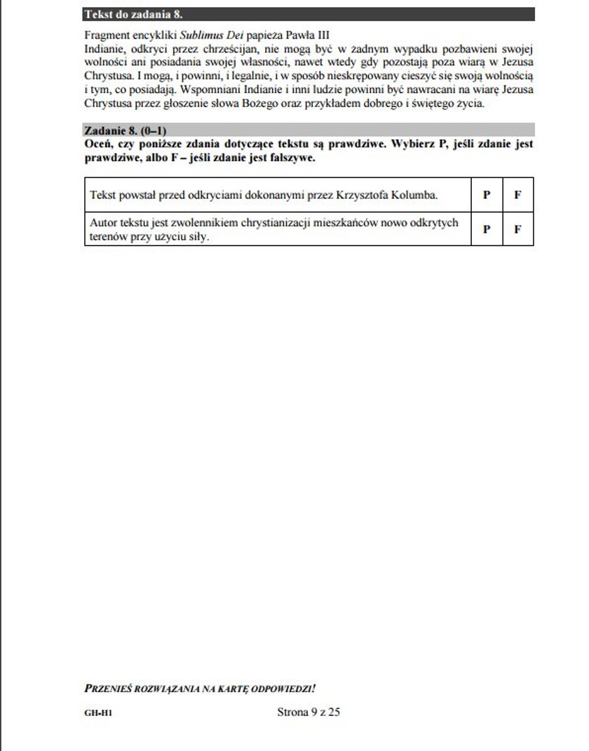 Egzamin gimnazjalny 2016: Część Humanistyczna. Pytania i odpowiedzi