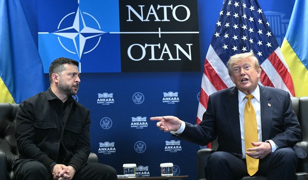 Donald Tramp i Volodimir Zelenski