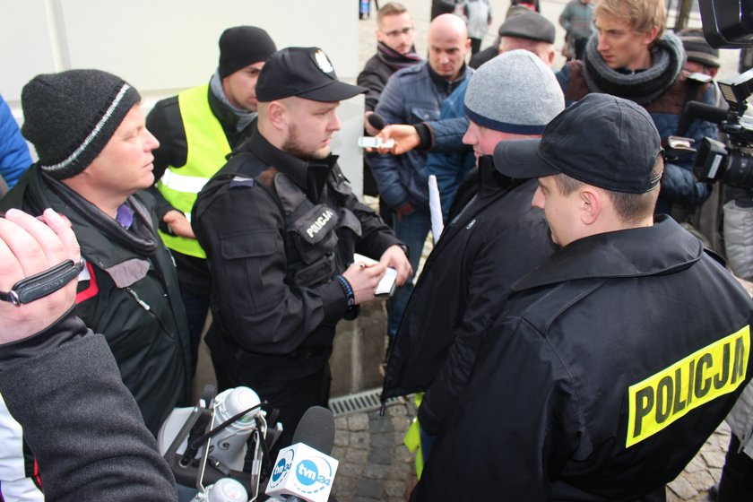 Protest rolników w Głogowie