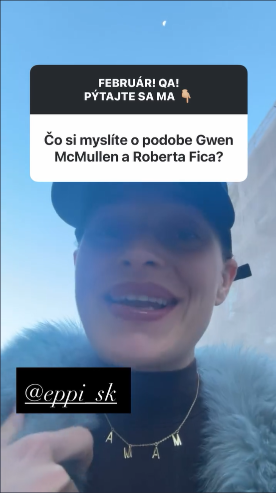 Romana Tabaková odpovedala na otázku, čo si myslí o americkej influencerke Gwen McMullen, ktorá sa podobá na premiéra Roberta Fica.