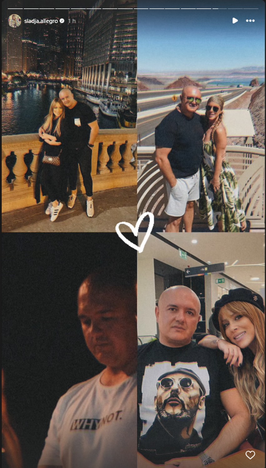 Slađa Alegro sa mužem 