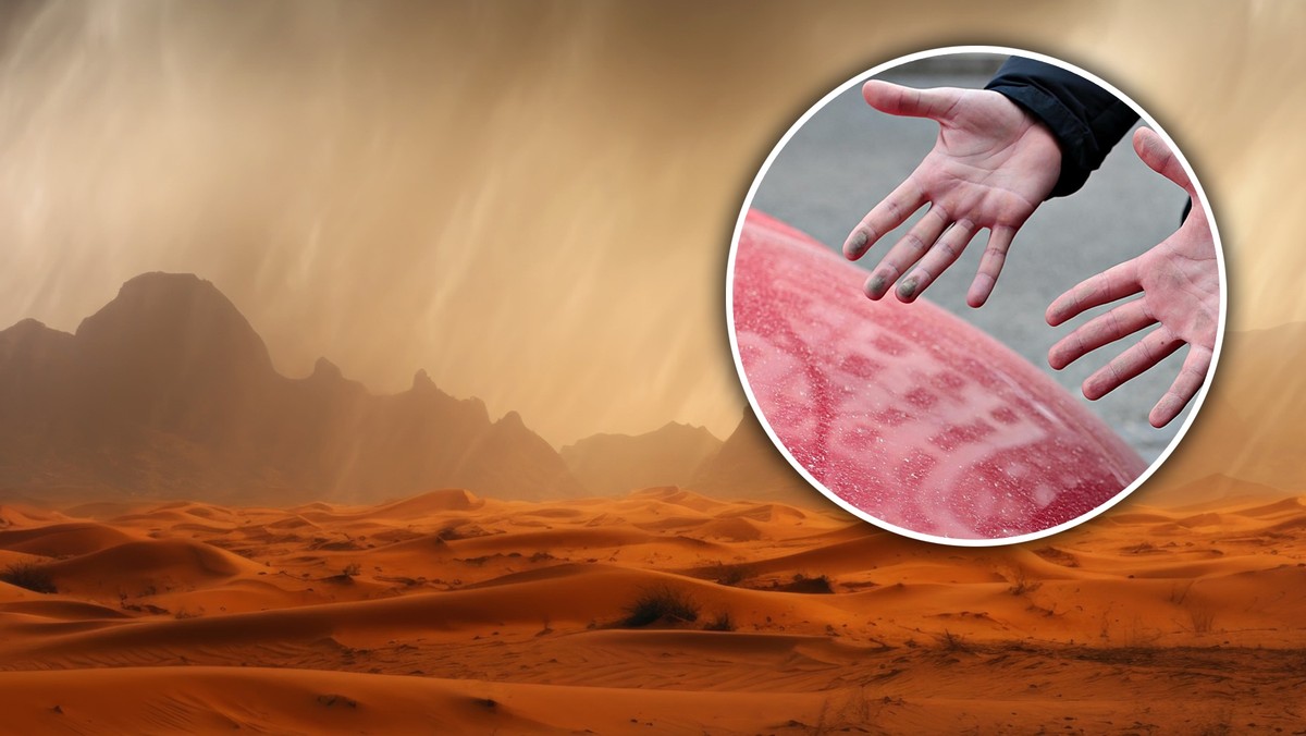 Pył znad Sahary zmętni niebo nad Polską. Ale jest gorsza wiadomość. Nadciąga 