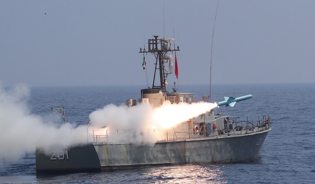 Iran, mornarička vežba, krstareća raketa